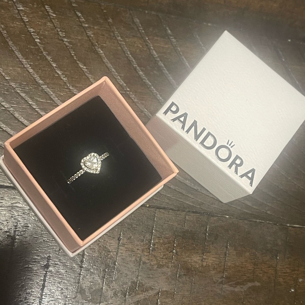 Pandora Elevated Heart Ring